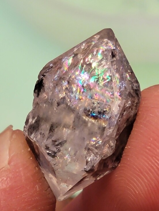 Jewelry - 🌈 20.95ctw Herkimer Diamond Crystal Double Terminated Rainbow Inclusions